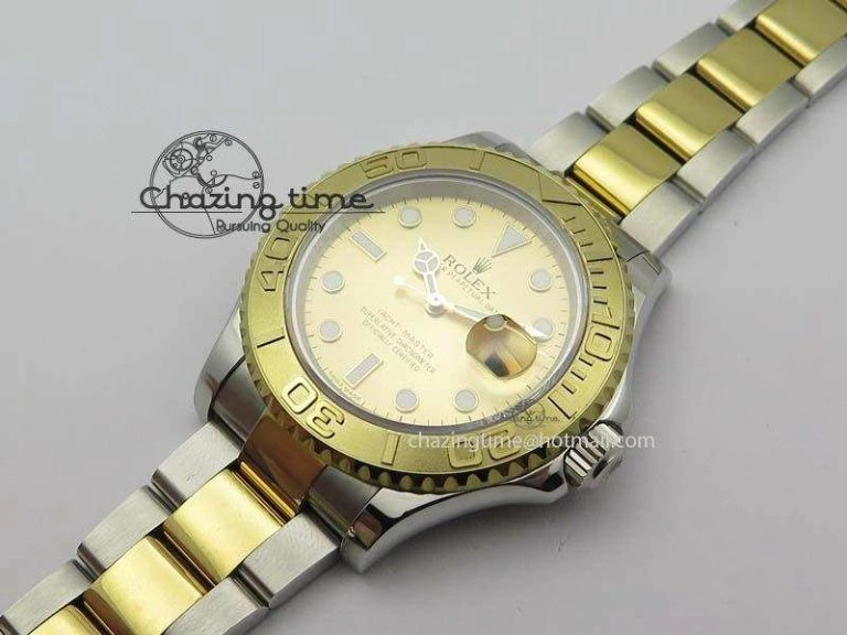 Yacht-Master 116622 BP-Maker Best Edition SS YG Gold Dial On SS YG Bracelet SA3135