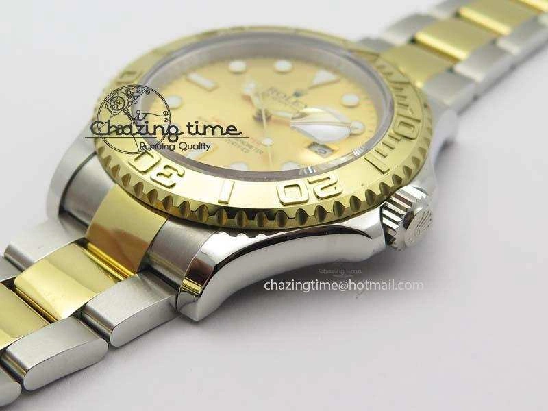Yacht-Master 116622 BP-Maker Best Edition SS YG Gold Dial On SS YG Bracelet SA3135