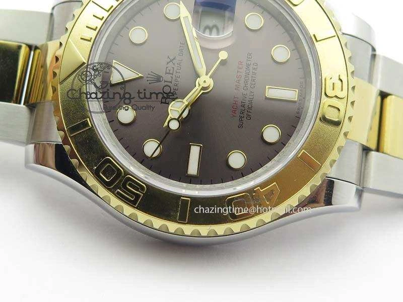 Yacht-Master 116622 BP-Maker Best Edition SS YG Gray Dial On SS YG Bracelet SA3135