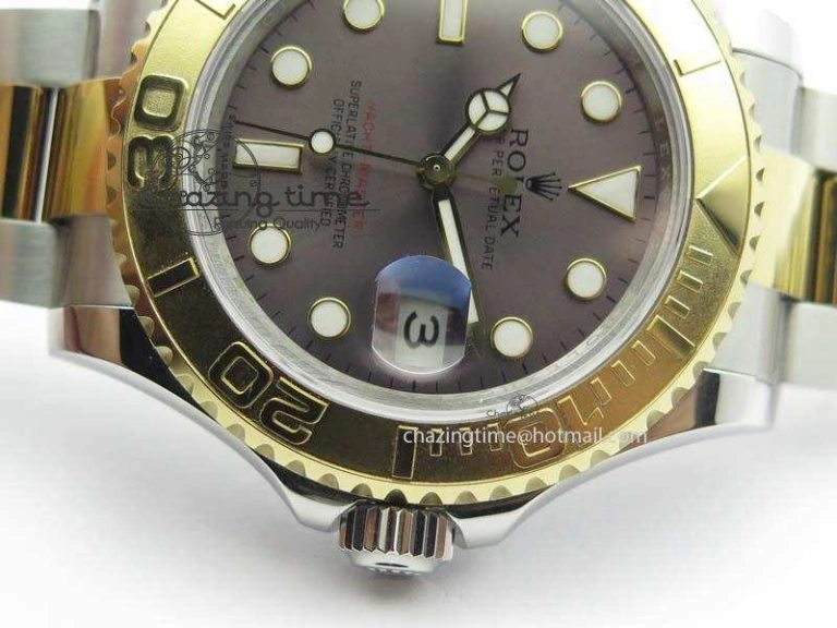 Yacht-Master 116622 BP-Maker Best Edition SS YG Gray Dial On SS YG Bracelet SA3135