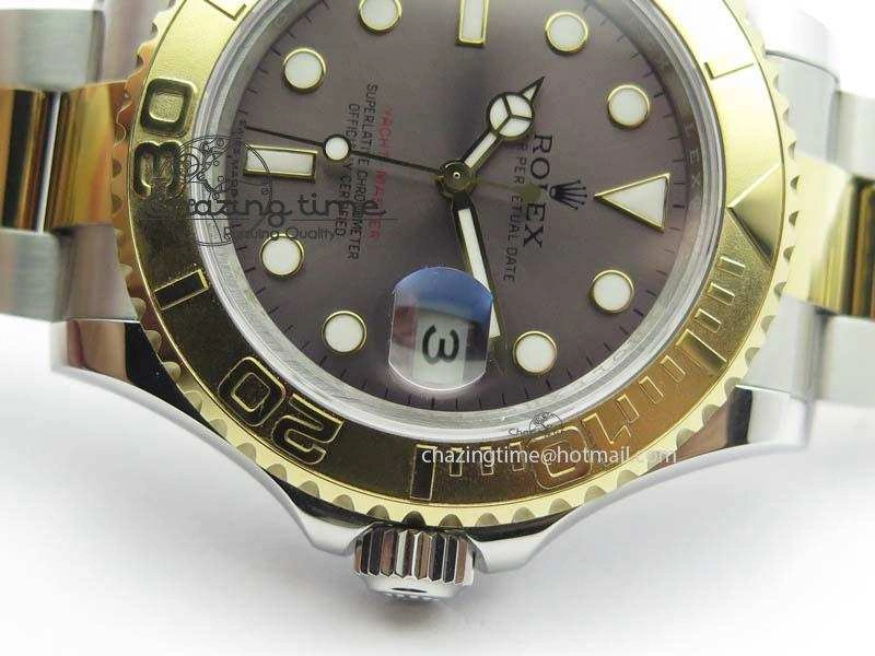 Yacht-Master 116622 BP-Maker Best Edition SS YG Gray Dial On SS YG Bracelet SA3135