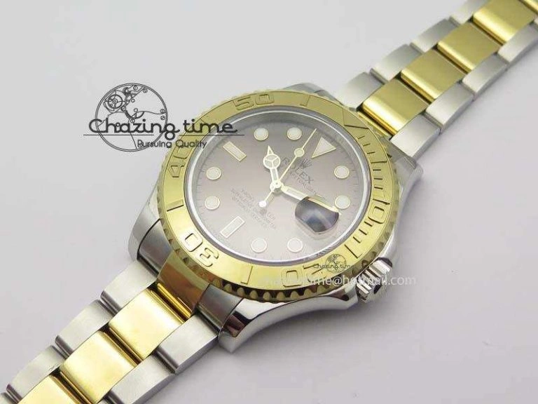 Yacht-Master 116622 BP-Maker Best Edition SS YG Gray Dial On SS YG Bracelet SA3135