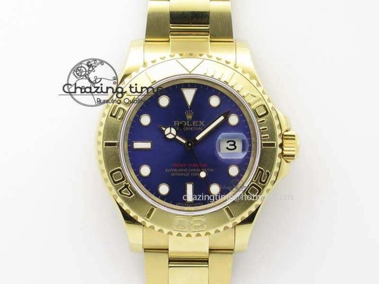 Yacht-Master 116622 BP-Maker Best Edition YG Blue Dial On YG Bracelet SA3135
