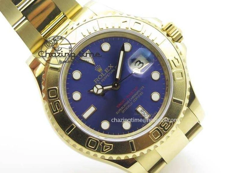 Yacht-Master 116622 BP-Maker Best Edition YG Blue Dial On YG Bracelet SA3135