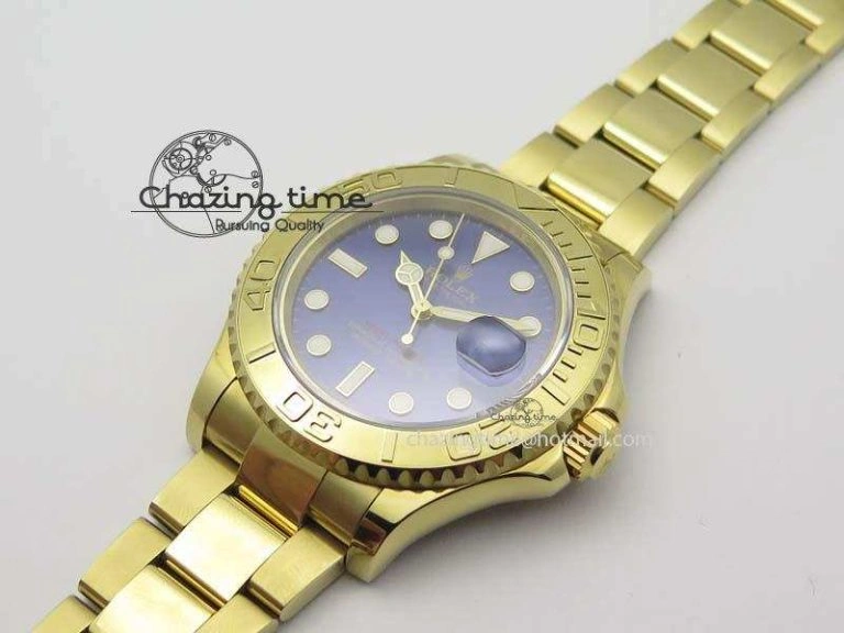 Yacht-Master 116622 BP-Maker Best Edition YG Blue Dial On YG Bracelet SA3135