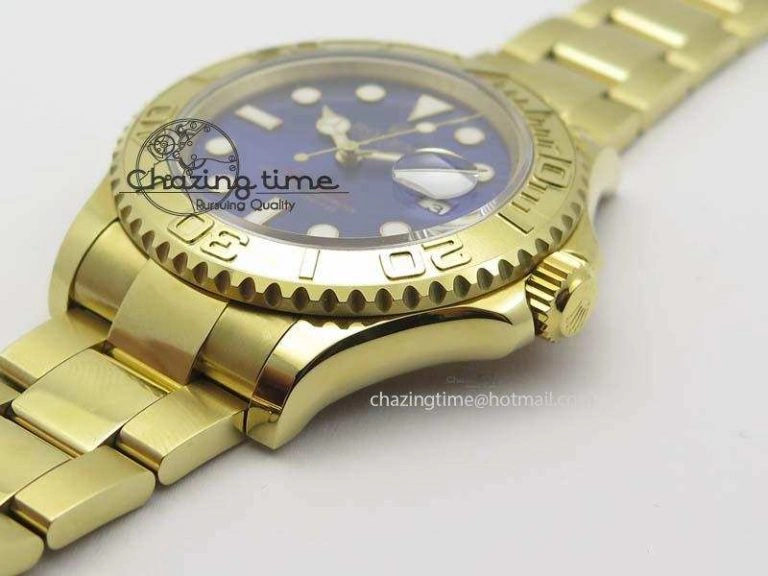 Yacht-Master 116622 BP-Maker Best Edition YG Blue Dial On YG Bracelet SA3135