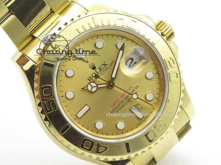 Yacht-Master 116622 BP-Maker Best Edition YG Gold Dial On YG Bracelet SA3135