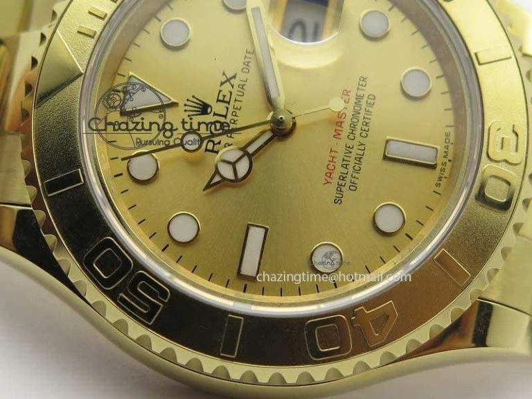 Yacht-Master 116622 BP-Maker Best Edition YG Gold Dial On YG Bracelet SA3135