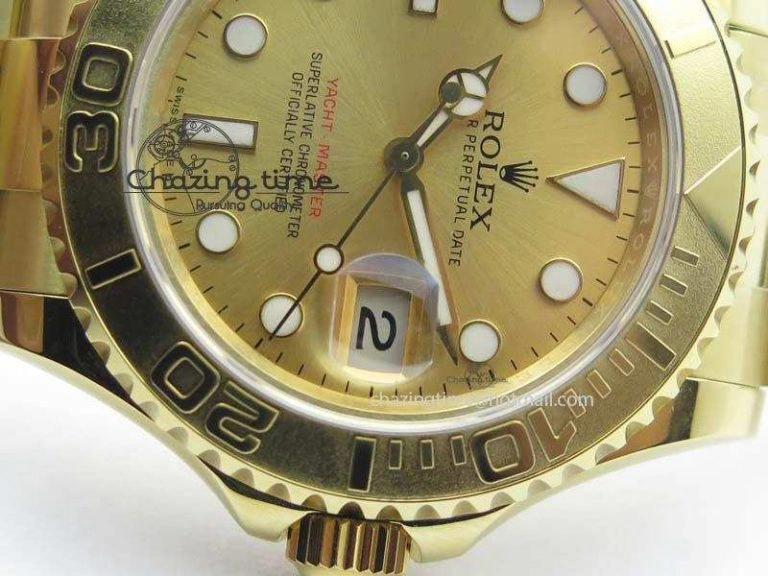 Yacht-Master 116622 BP-Maker Best Edition YG Gold Dial On YG Bracelet SA3135