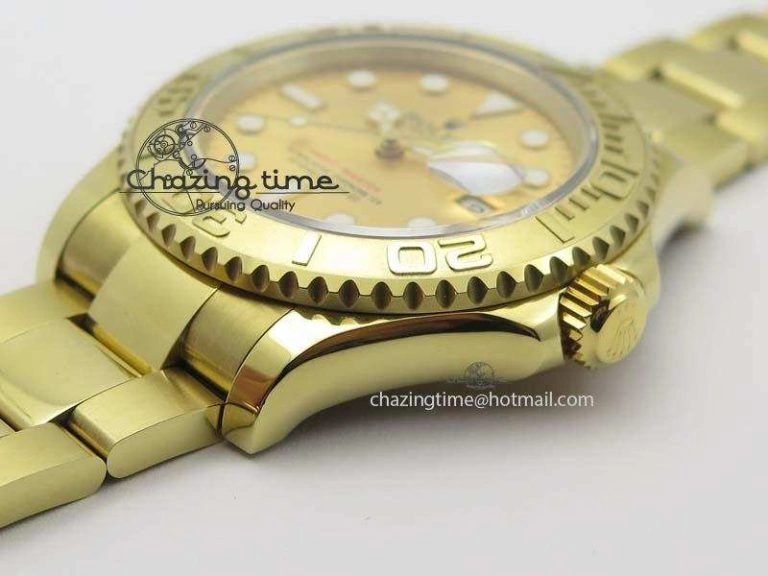 Yacht-Master 116622 BP-Maker Best Edition YG Gold Dial On YG Bracelet SA3135