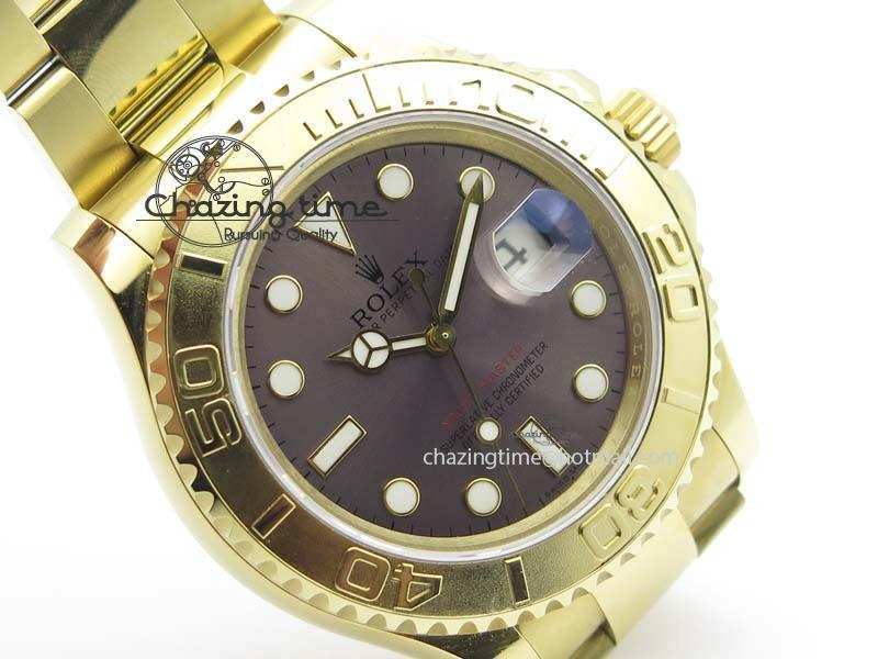 Yacht-Master 116622 BP-Maker Best Edition YG Gray Dial On YG Bracelet SA3135