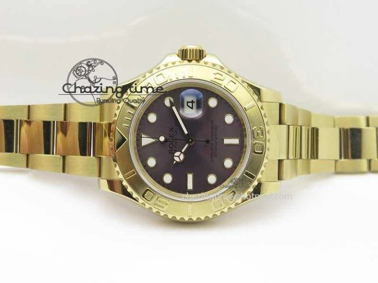 Yacht-Master 116622 BP-Maker Best Edition YG Gray Dial On YG Bracelet SA3135