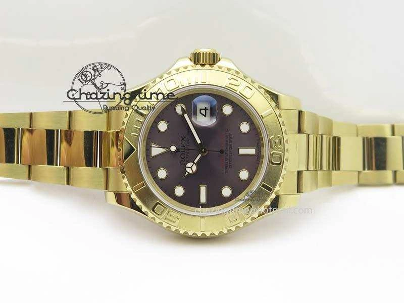 Yacht-Master 116622 BP-Maker Best Edition YG Gray Dial On YG Bracelet SA3135