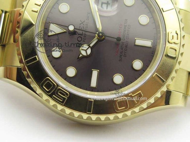 Yacht-Master 116622 BP-Maker Best Edition YG Gray Dial On YG Bracelet SA3135