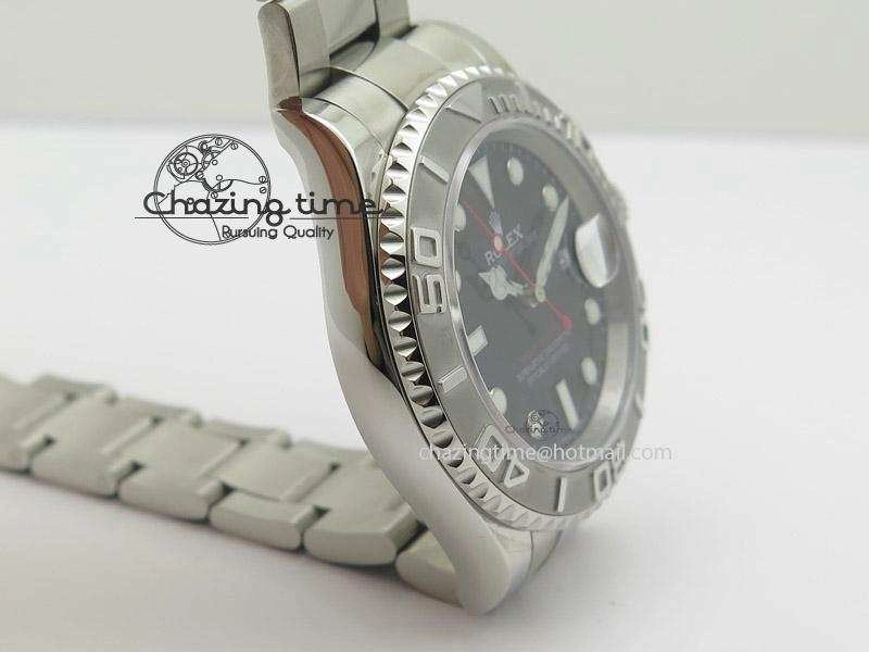 Yacht-Master 116622 Black Dial JF Best Edition On SS Bracelet SA3135 V2