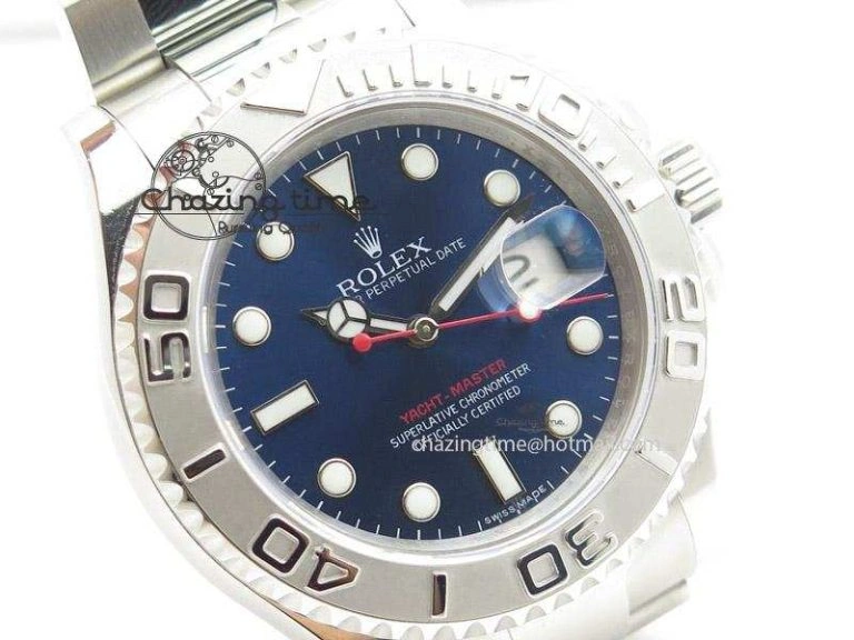 Yacht-Master 116622 Blue Dial JF Best Edition On SS Bracelet SA3135 V2