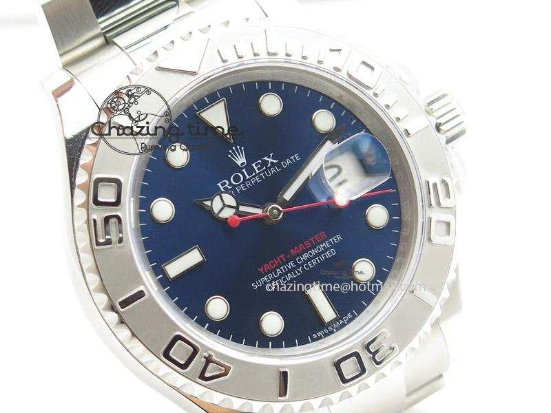 Yacht-Master 116622 Blue Dial JF Best Edition On SS Bracelet SA3135 V2