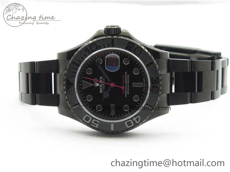 Yacht-Master 116622 DLC VRF Best Edition Black Dial on DLC Bracelet VR3135