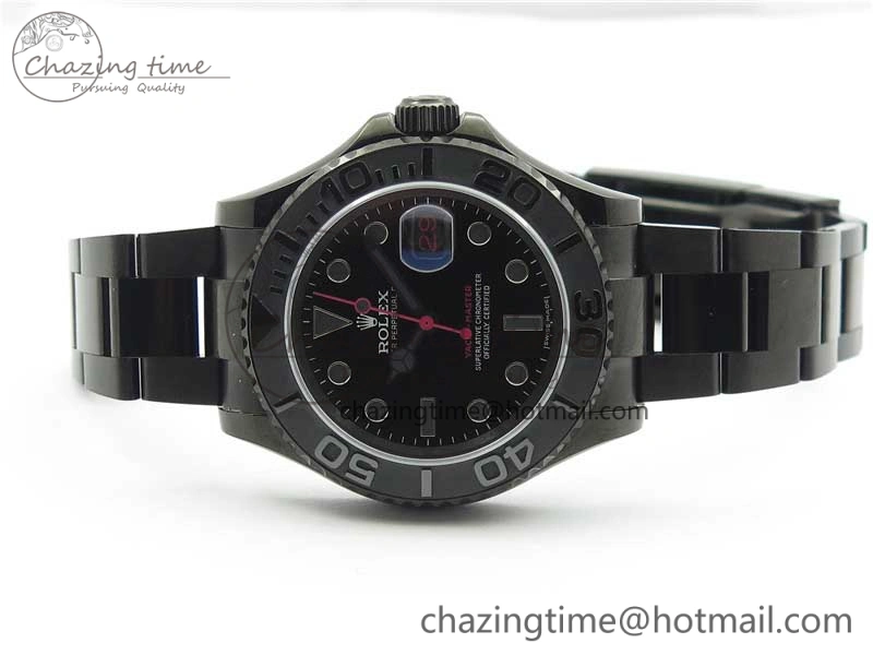 Yacht-Master 116622 DLC VRF Best Edition Black Dial on DLC Bracelet VR3135