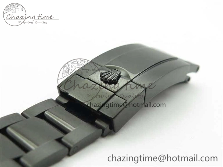 Yacht-Master 116622 DLC VRF Best Edition Black Dial on DLC Bracelet VR3135