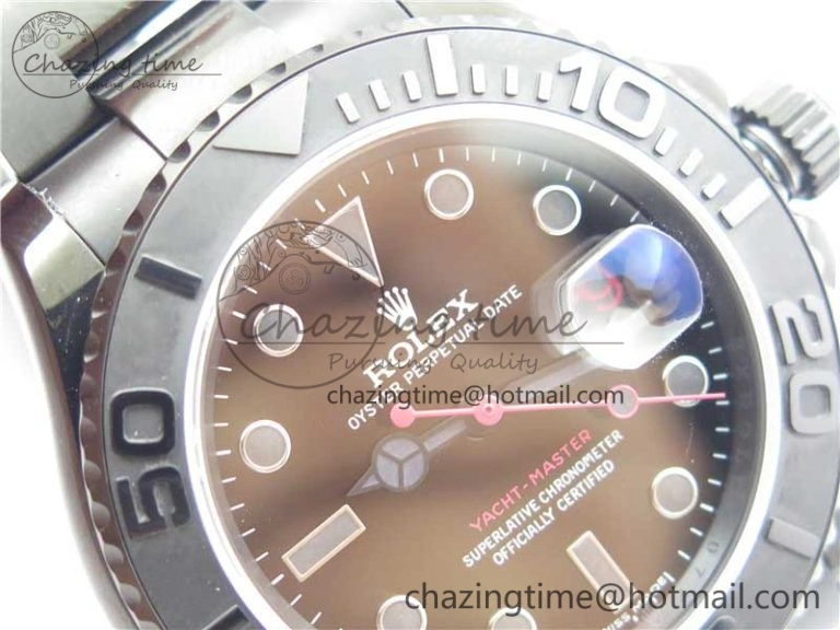 Yacht-Master 116622 DLC VRF Best Edition Black Dial on DLC Bracelet VR3135