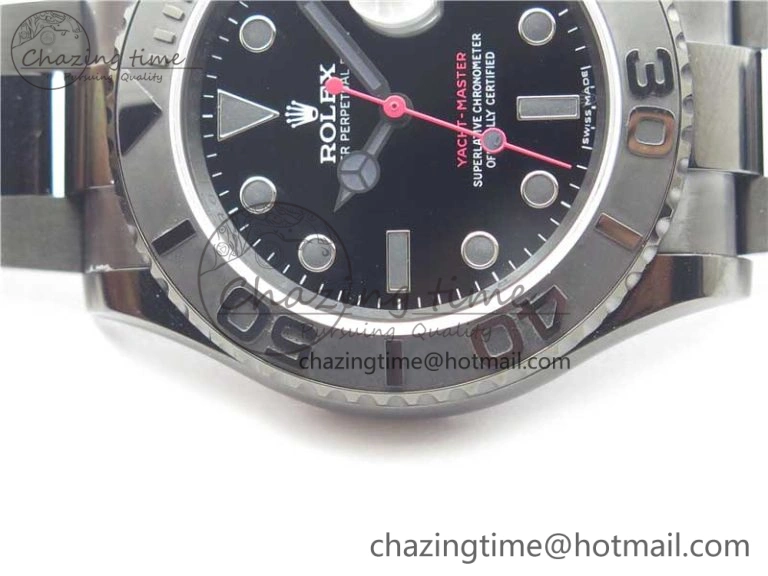 Yacht-Master 116622 DLC VRF Best Edition Black Dial on DLC Bracelet VR3135