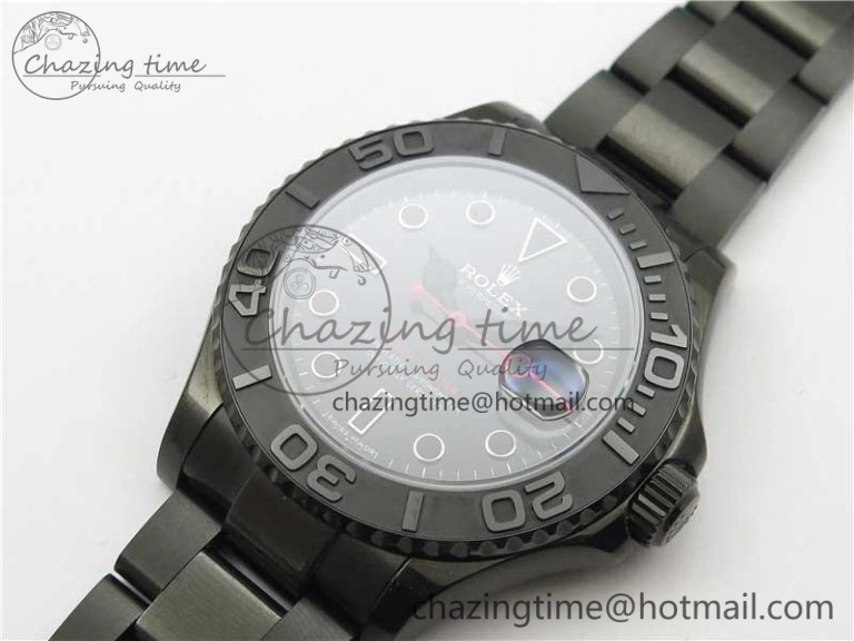 Yacht-Master 116622 DLC VRF Best Edition Black Dial on DLC Bracelet VR3135