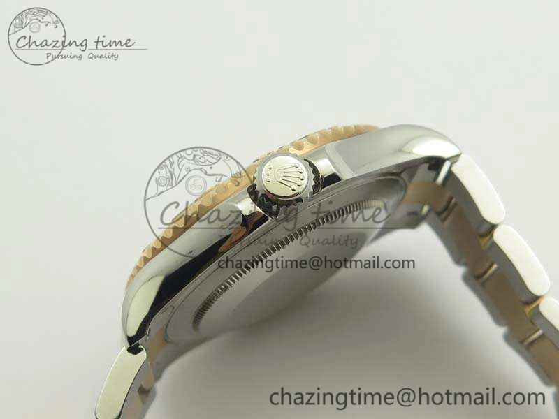 Yacht-Master 116622 JF 1:1 Best Edition Black Dial On SS RG Bracelet SA3135