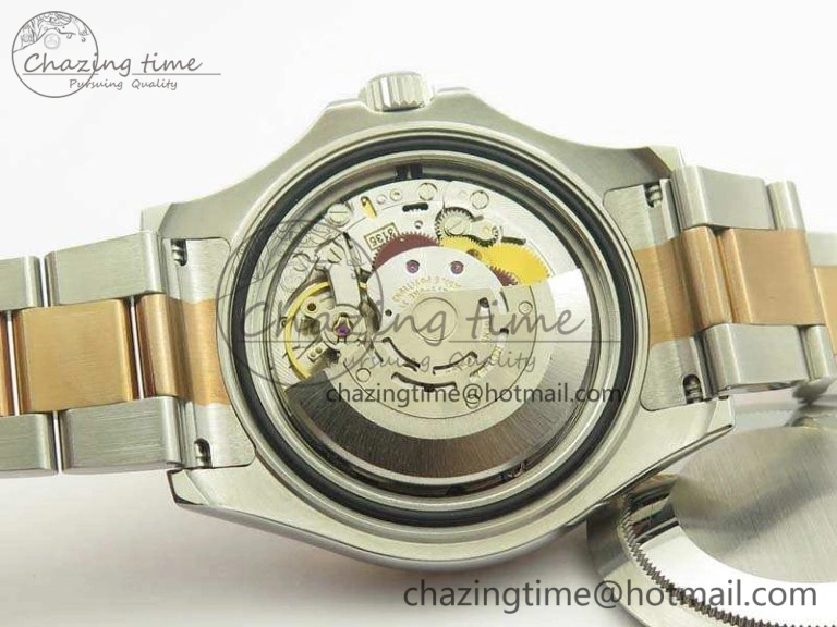 Yacht-Master 116622 JF 1:1 Best Edition Black Dial On SS RG Bracelet SA3135