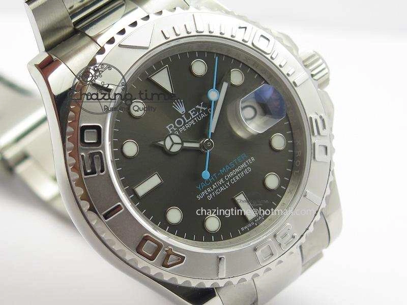 Yacht-Master 116622 JF 2016 Baselworld Gray Dial On SS Bracelet SA3135