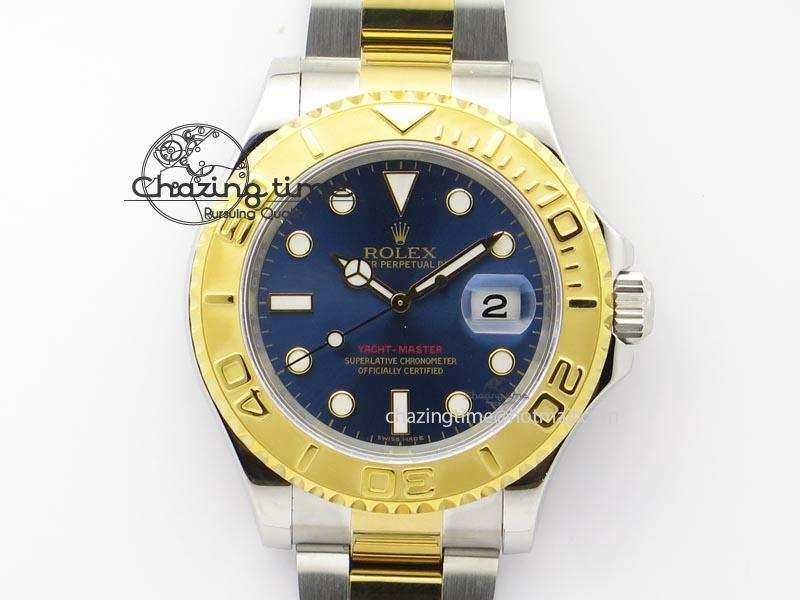 Yacht-Master 116622 JF Best Edition SS YG Blue Dial On Bracelet A2836