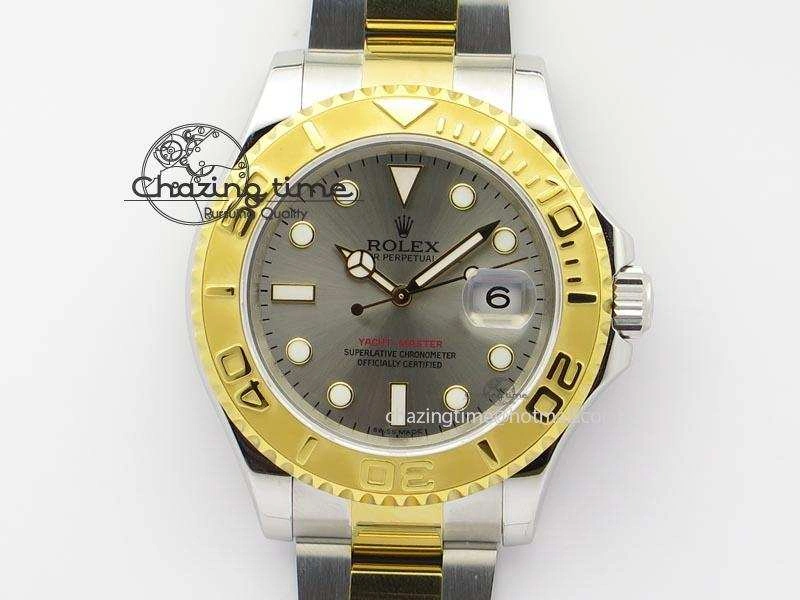 Yacht-Master 116622 JF Best Edition SS YG Gray Dial On Bracelet A2836