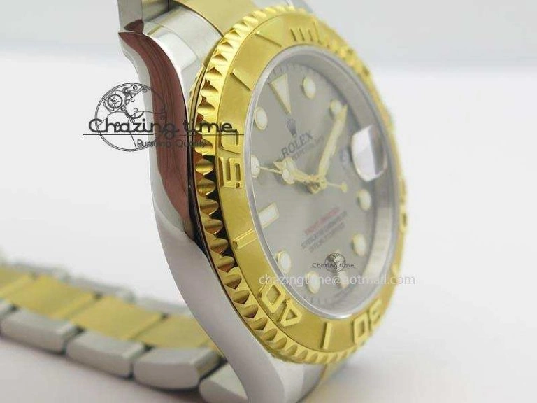 Yacht-Master 116622 JF Best Edition SS YG Gray Dial On Bracelet A2836