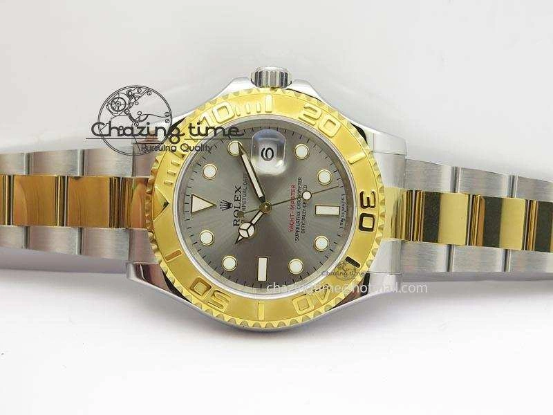 Yacht-Master 116622 JF Best Edition SS YG Gray Dial On Bracelet A2836