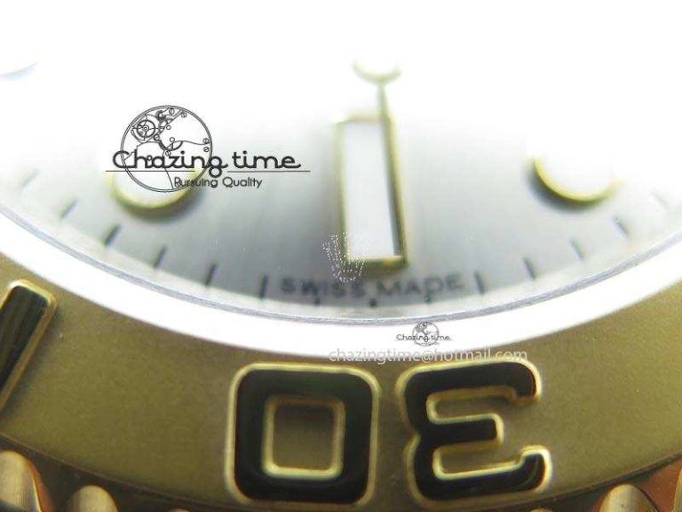 Yacht-Master 116622 JF Best Edition SS YG Gray Dial On Bracelet A2836