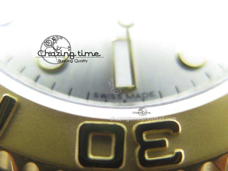 Yacht-Master 116622 JF Best Edition SS YG Gray Dial On Bracelet A2836