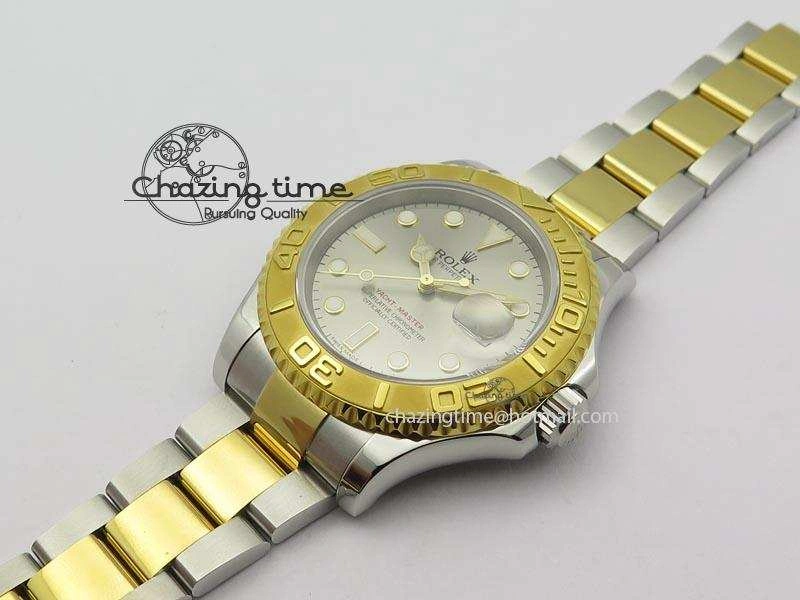 Yacht-Master 116622 JF Best Edition SS YG Gray Dial On Bracelet A2836