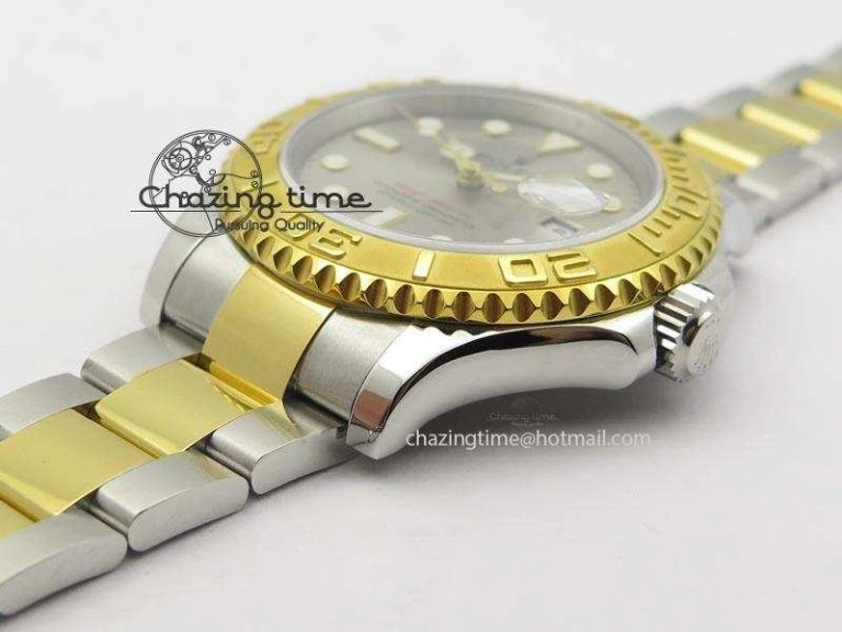 Yacht-Master 116622 JF Best Edition SS YG Gray Dial On Bracelet A2836