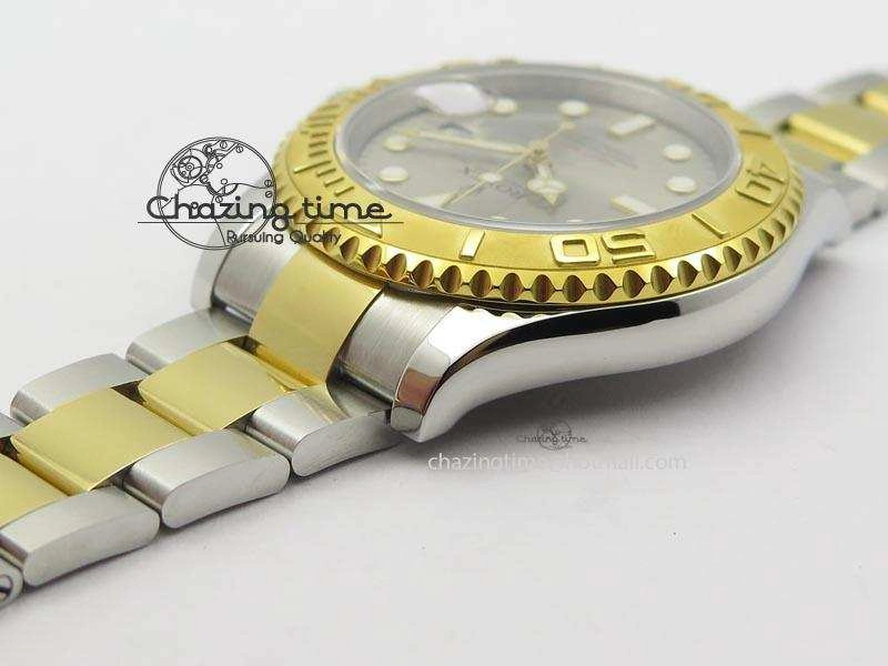 Yacht-Master 116622 JF Best Edition SS YG Gray Dial On Bracelet A2836