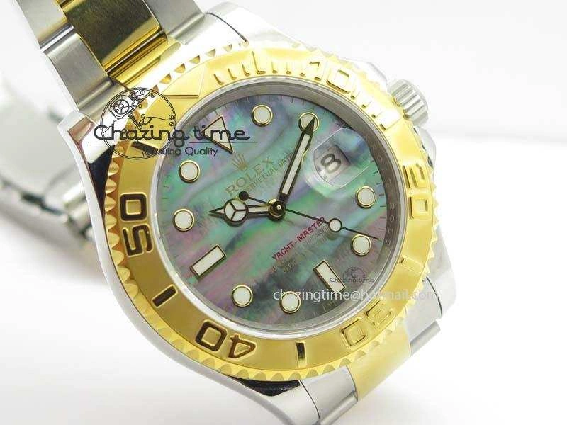 Yacht-Master 116622 JF Best Edition SS YG Gray MOP Dial On Bracelet A2836