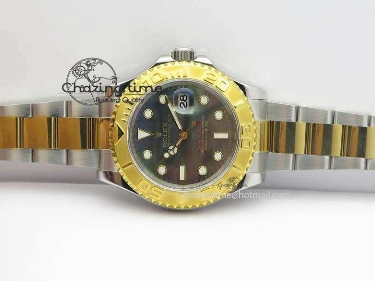 Yacht-Master 116622 JF Best Edition SS YG Gray MOP Dial On Bracelet A2836