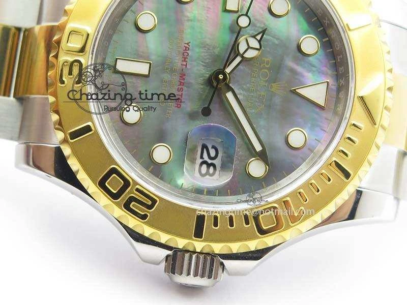 Yacht-Master 116622 JF Best Edition SS YG Gray MOP Dial On Bracelet A2836