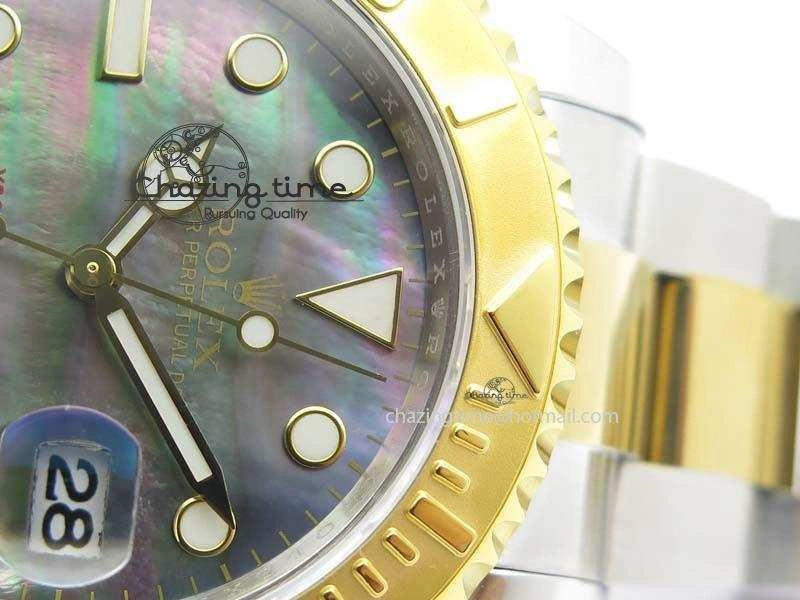 Yacht-Master 116622 JF Best Edition SS YG Gray MOP Dial On Bracelet A2836