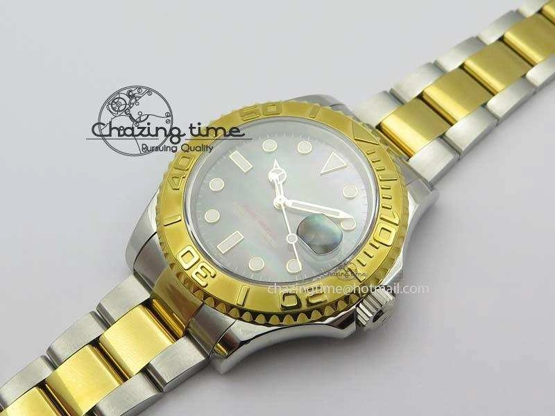 Yacht-Master 116622 JF Best Edition SS YG Gray MOP Dial On Bracelet A2836