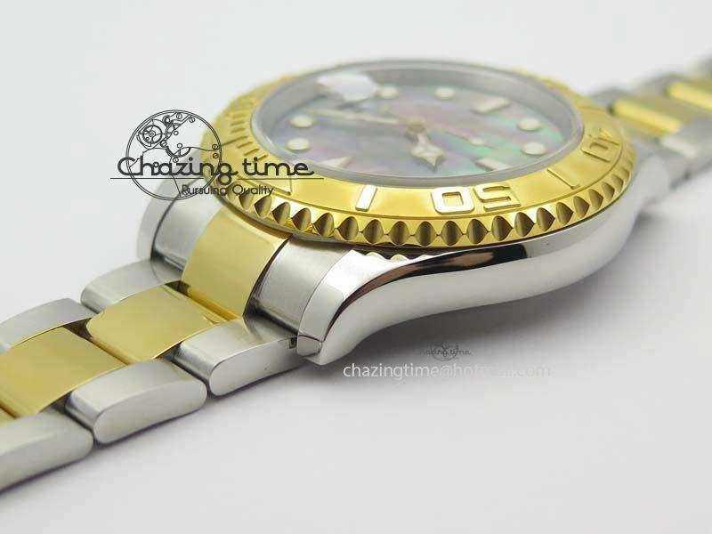 Yacht-Master 116622 JF Best Edition SS YG Gray MOP Dial On Bracelet A2836