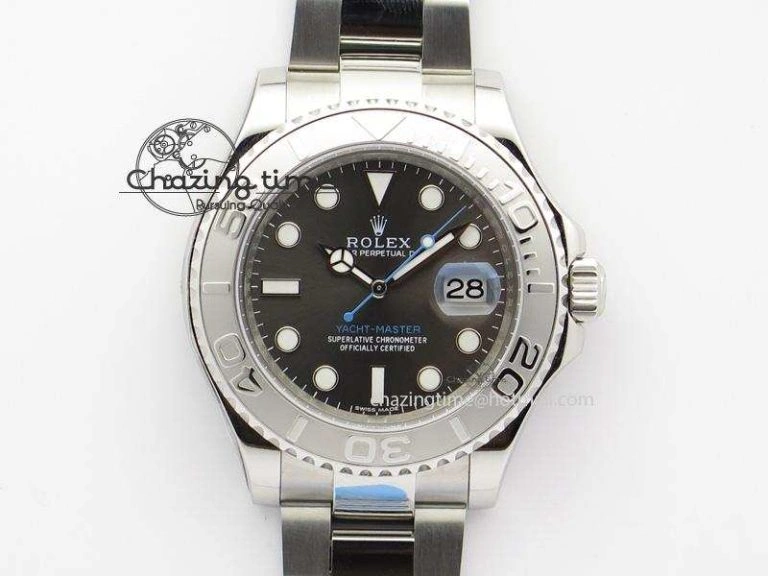 Yacht-Master 116622 Noob Best Edition 2016 Baselworld Gray Dial On SS Bracelet A2824