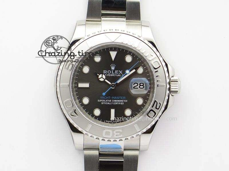 Yacht-Master 116622 Noob Best Edition 2016 Baselworld Gray Dial On SS Bracelet A2824