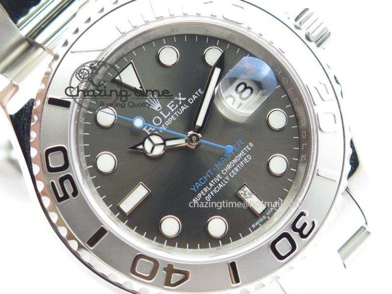 Yacht-Master 116622 Noob Best Edition 2016 Baselworld Gray Dial On SS Bracelet A2824
