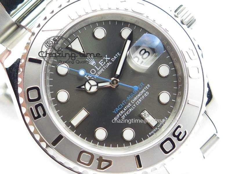 Yacht-Master 116622 Noob Best Edition 2016 Baselworld Gray Dial On SS Bracelet A2824