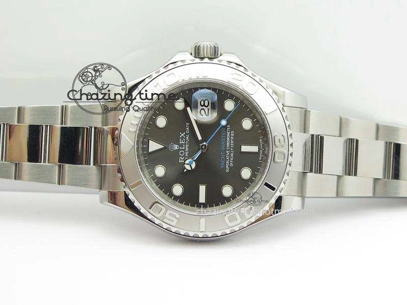 Yacht-Master 116622 Noob Best Edition 2016 Baselworld Gray Dial On SS Bracelet A2824